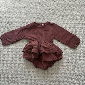 Quincy Mae Maroon Kids One Piece